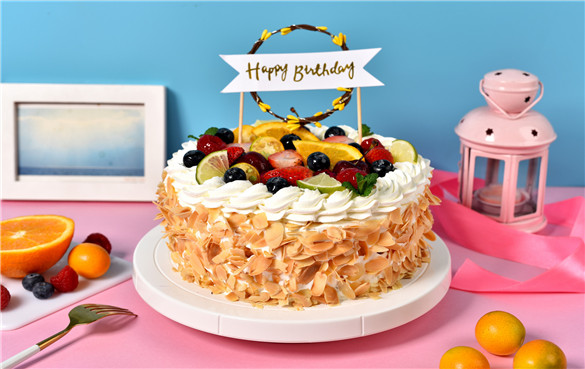 水果蛋糕 欧式水果巧克力蛋糕的设计构图